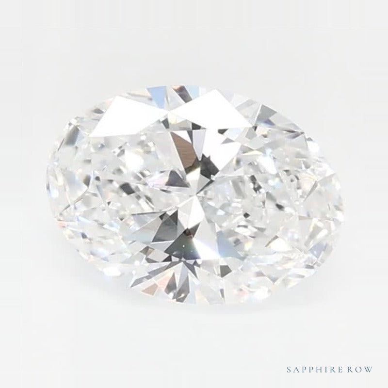 0.65 ct lab-grown diamond, oval cut | Sapphire Row · cut7