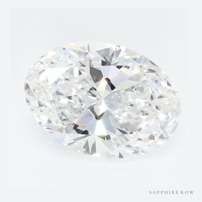 0.65 ct lab-grown diamond, oval cut | Sapphire Row · cut6