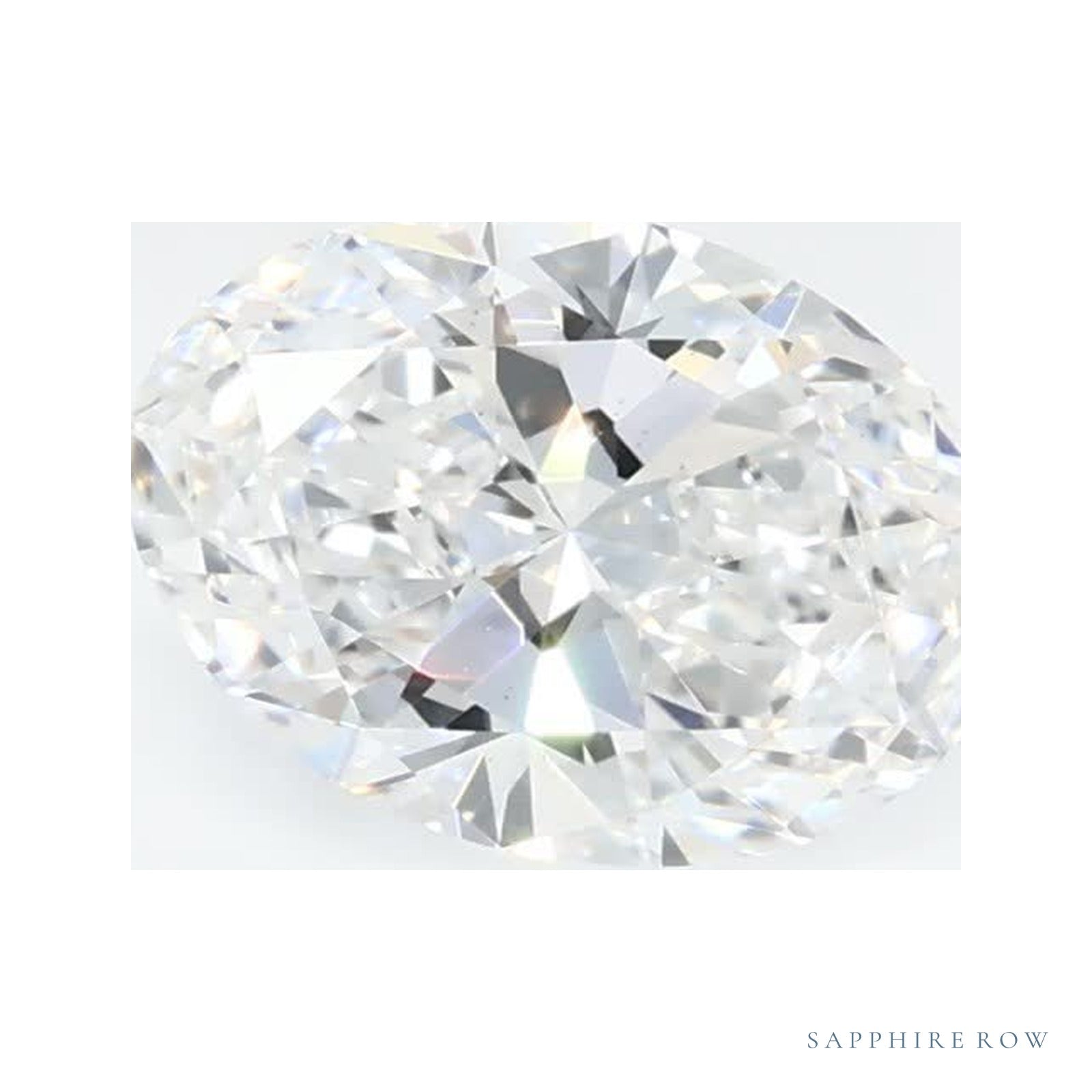 0.65 ct Oval Lab-Grown Diamond – D VS1 — Sapphire Row · cut · cut3 · cut4