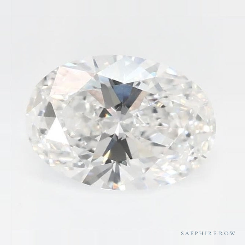 0.64 ct lab-grown diamond, oval cut | Sapphire Row · cut7