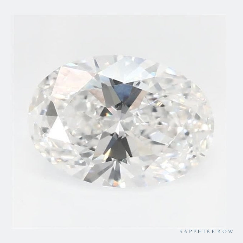 0.64 ct lab-grown diamond, oval cut | Sapphire Row · cut6