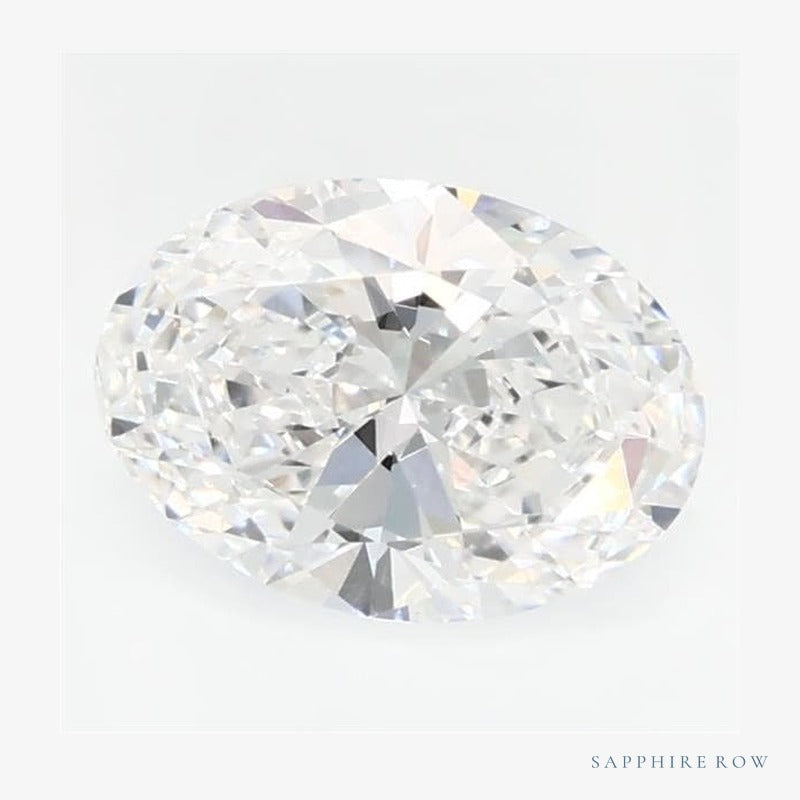 0.64 ct lab-grown diamond, oval cut | Sapphire Row · cut6