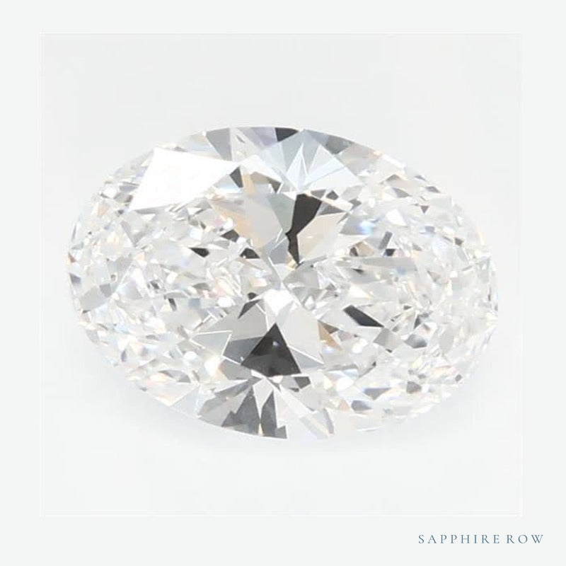 0.64 ct lab-grown diamond, oval cut | Sapphire Row · cut6