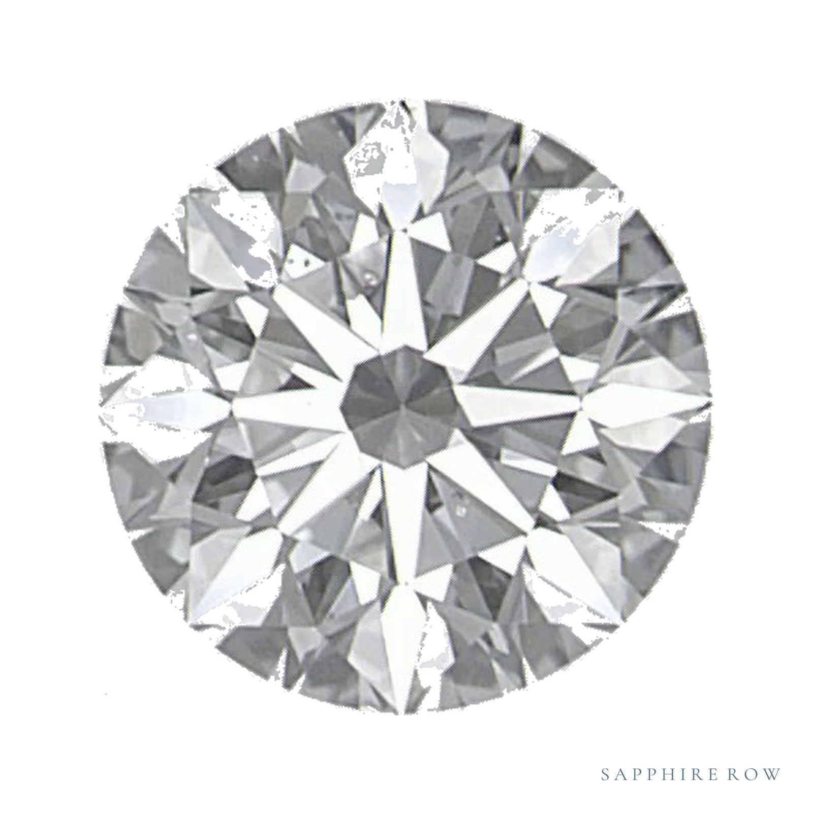 0.63 ct natural diamond, round cut | Sapphire Row · cut4