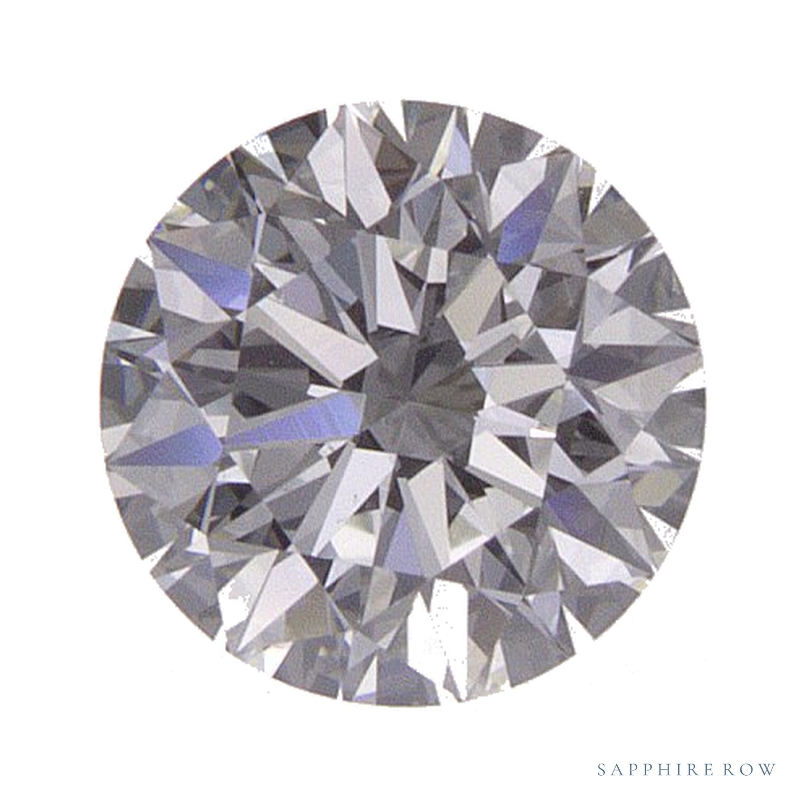 0.63 ct natural diamond, round cut | Sapphire Row · cut4