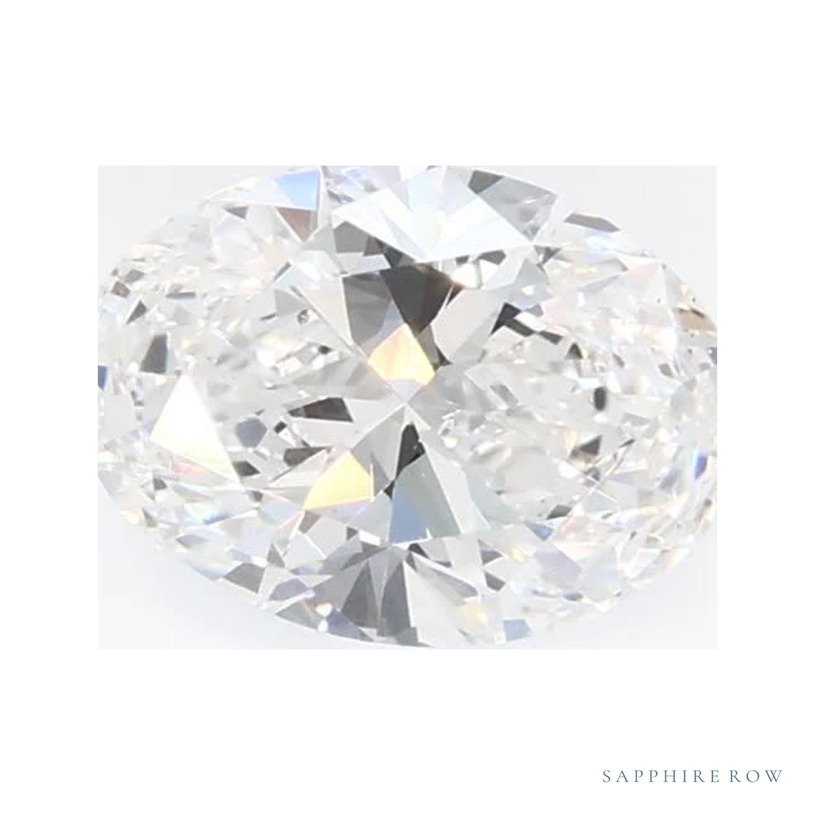 0.63 ct Oval Lab-Grown Diamond – D VS1 — Sapphire Row · cut · cut3 · cut4