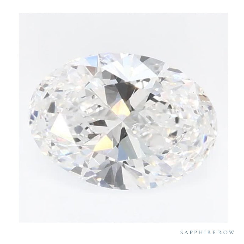 0.63 ct lab-grown diamond, oval cut | Sapphire Row · cut7