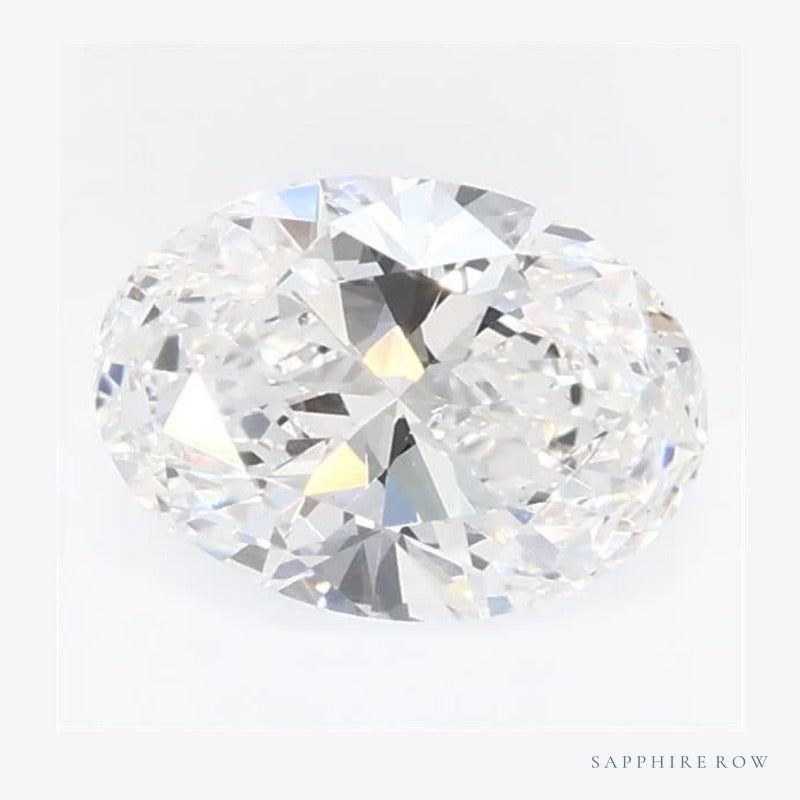 0.63 ct lab-grown diamond, oval cut | Sapphire Row · cut6