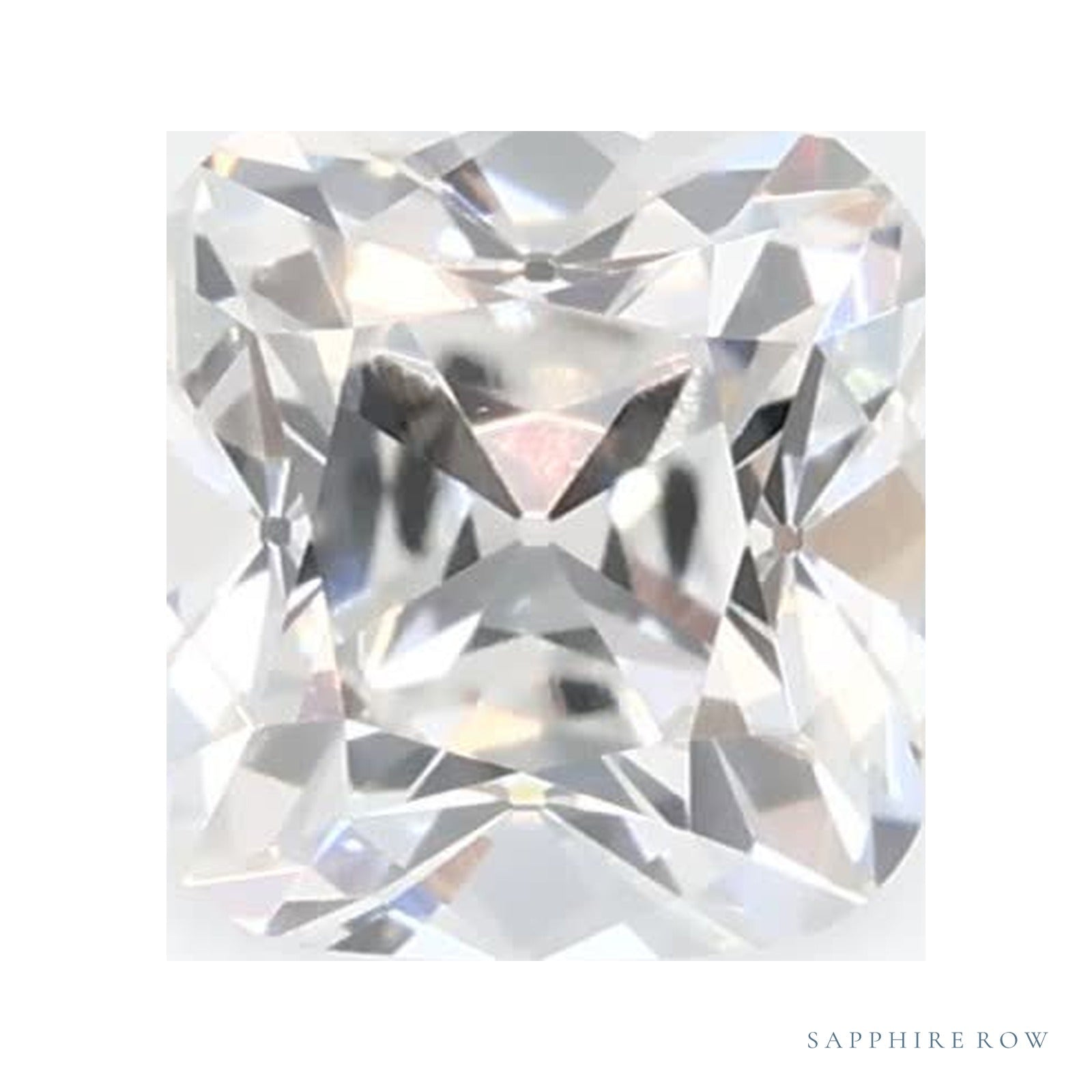 0.63 ct Cushion Lab-Grown Diamond – E VS1 — Sapphire Row · cut · cut3 · cut4