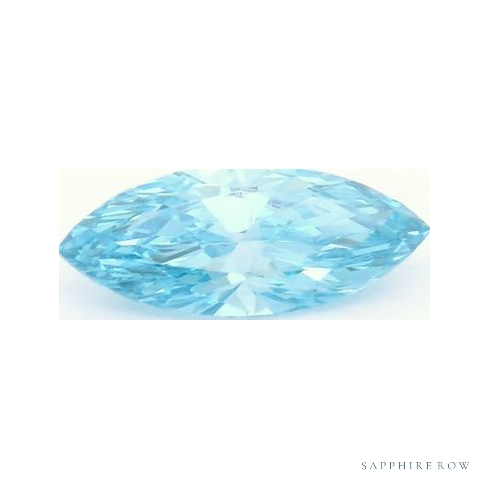 0.62 ct lab-grown fancy vivid blue diamond, marquise cut | Sapphire Row · cut4