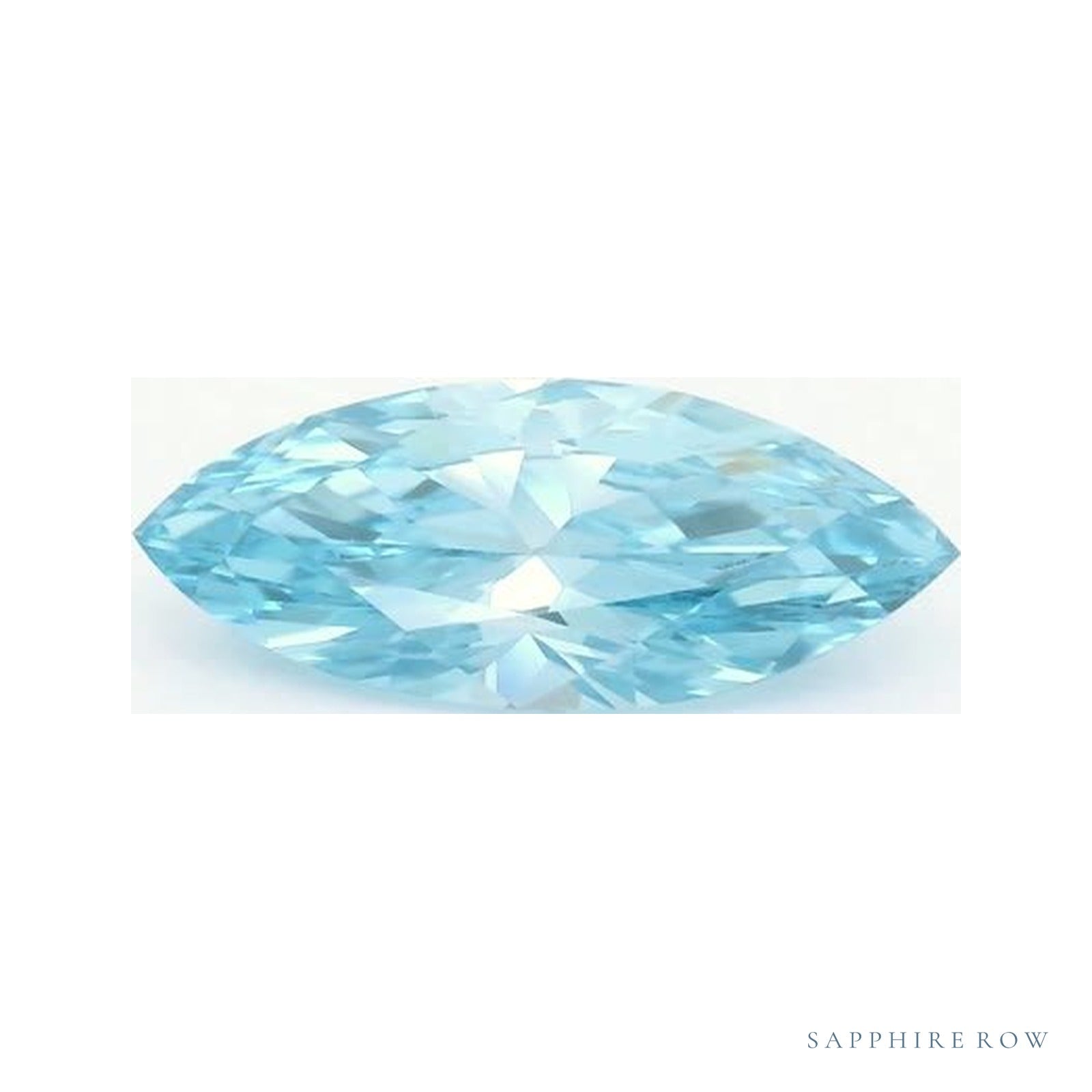 0.62 ct lab-grown fancy vivid blue diamond, marquise cut | Sapphire Row · cut4