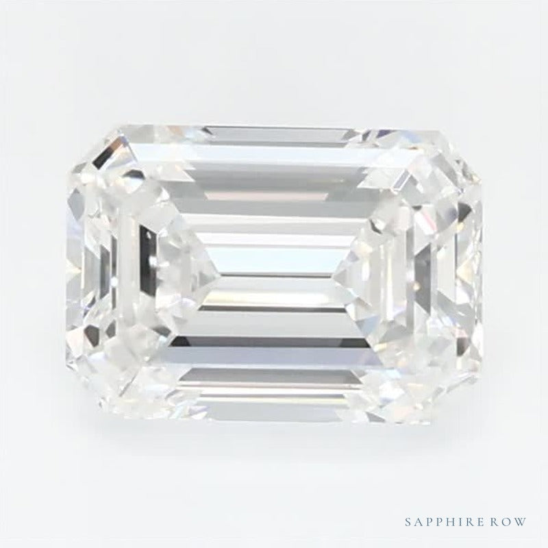 0.62 ct lab-grown diamond, emerald cut | Sapphire Row · cut6