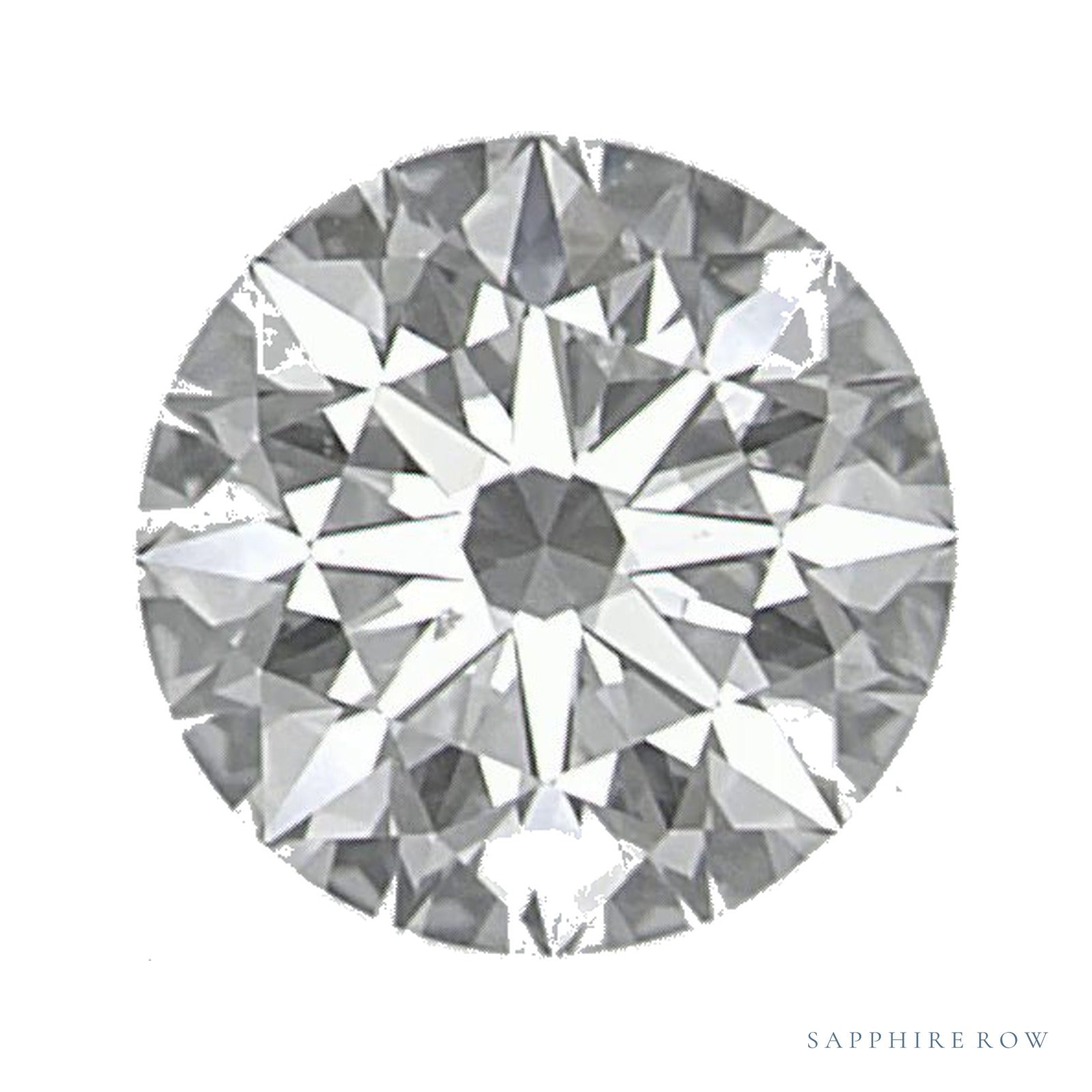 0.61 ct natural diamond, round cut | Sapphire Row · cut4