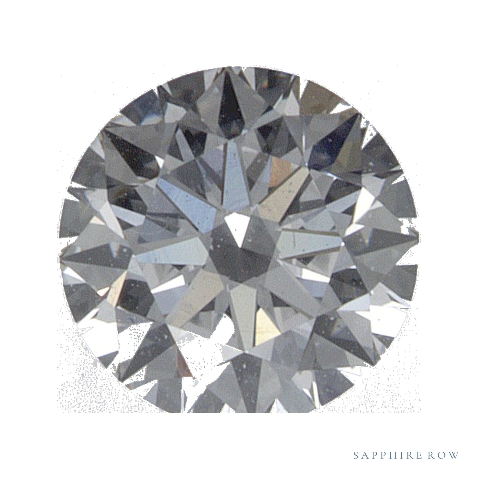 0.61 ct Round Natural Diamond – D VS2 — Sapphire Row · cut · cut3 · cut4