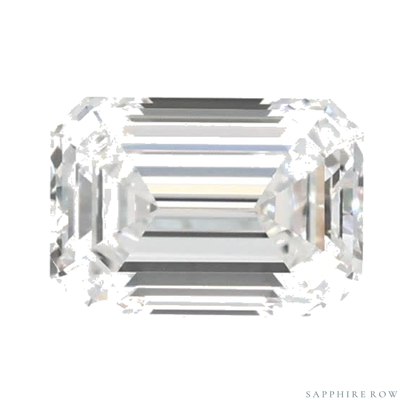 0.61 ct Emerald Lab-Grown Diamond – E VVS2 — Sapphire Row · cut · cut3 · cut4