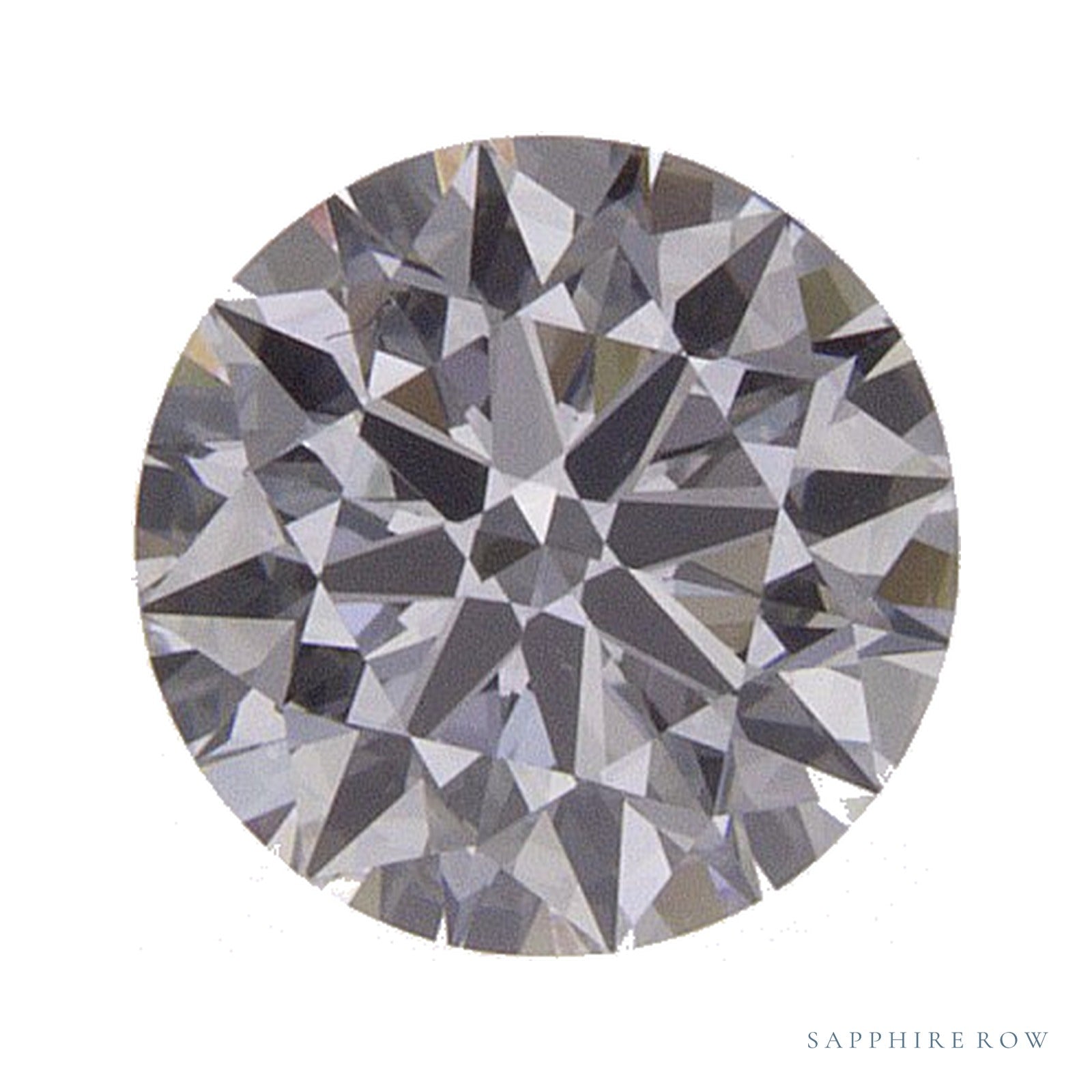 0.60 ct natural diamond, round cut | Sapphire Row · cut4
