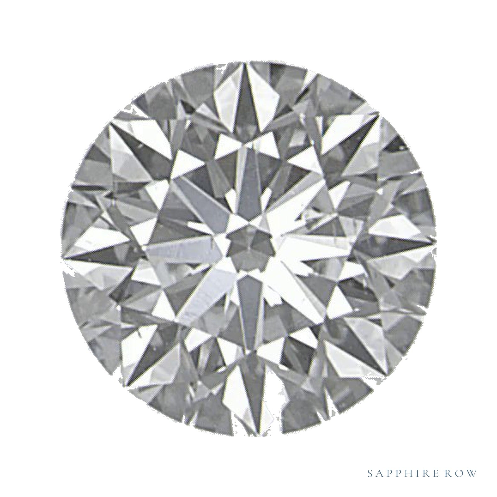 0.60 ct natural diamond, round cut | Sapphire Row · cut4
