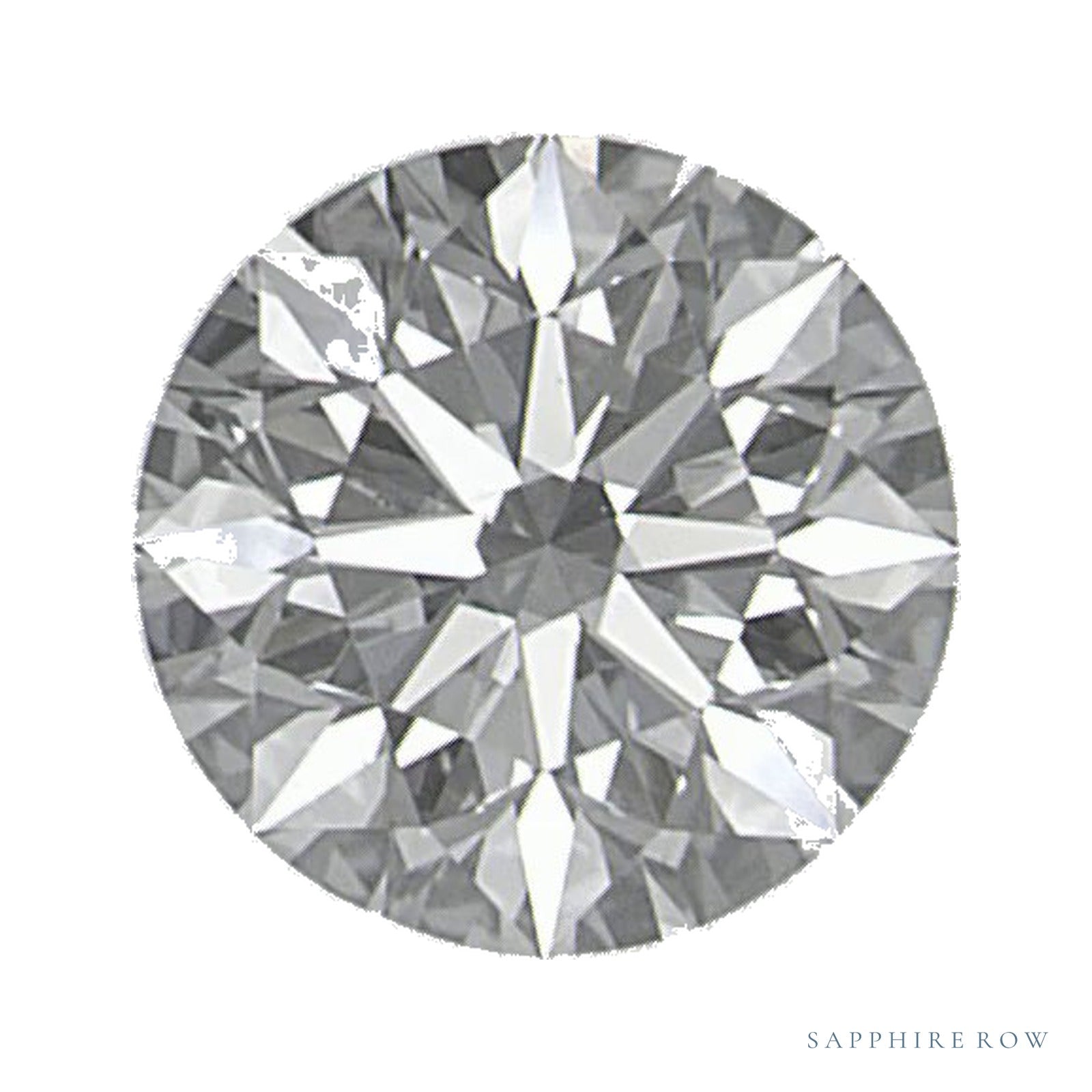 0.60 ct natural diamond, round cut | Sapphire Row · cut4
