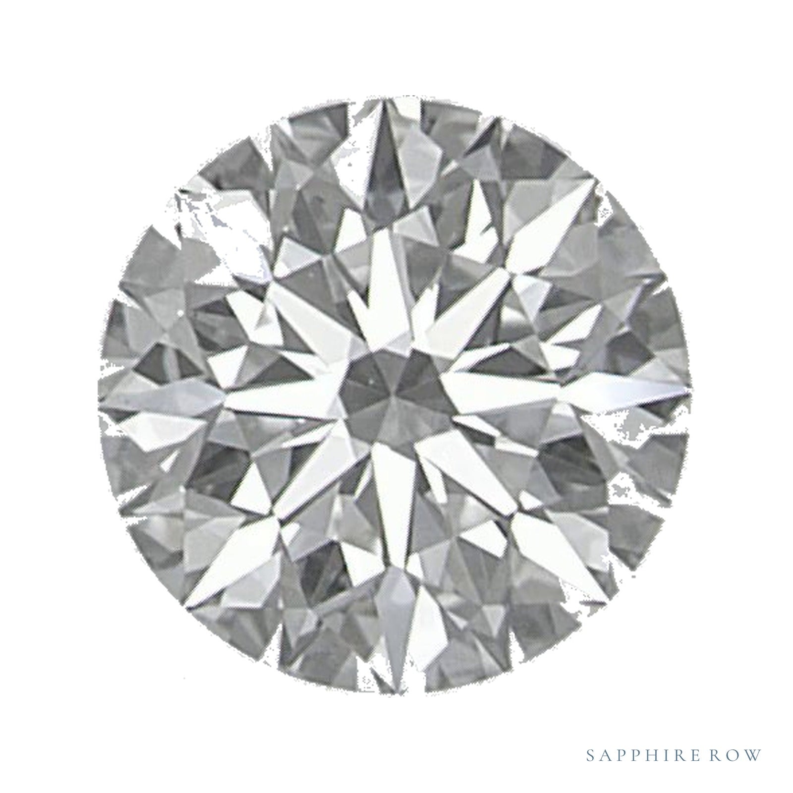 0.60 ct natural diamond, round cut | Sapphire Row · cut4