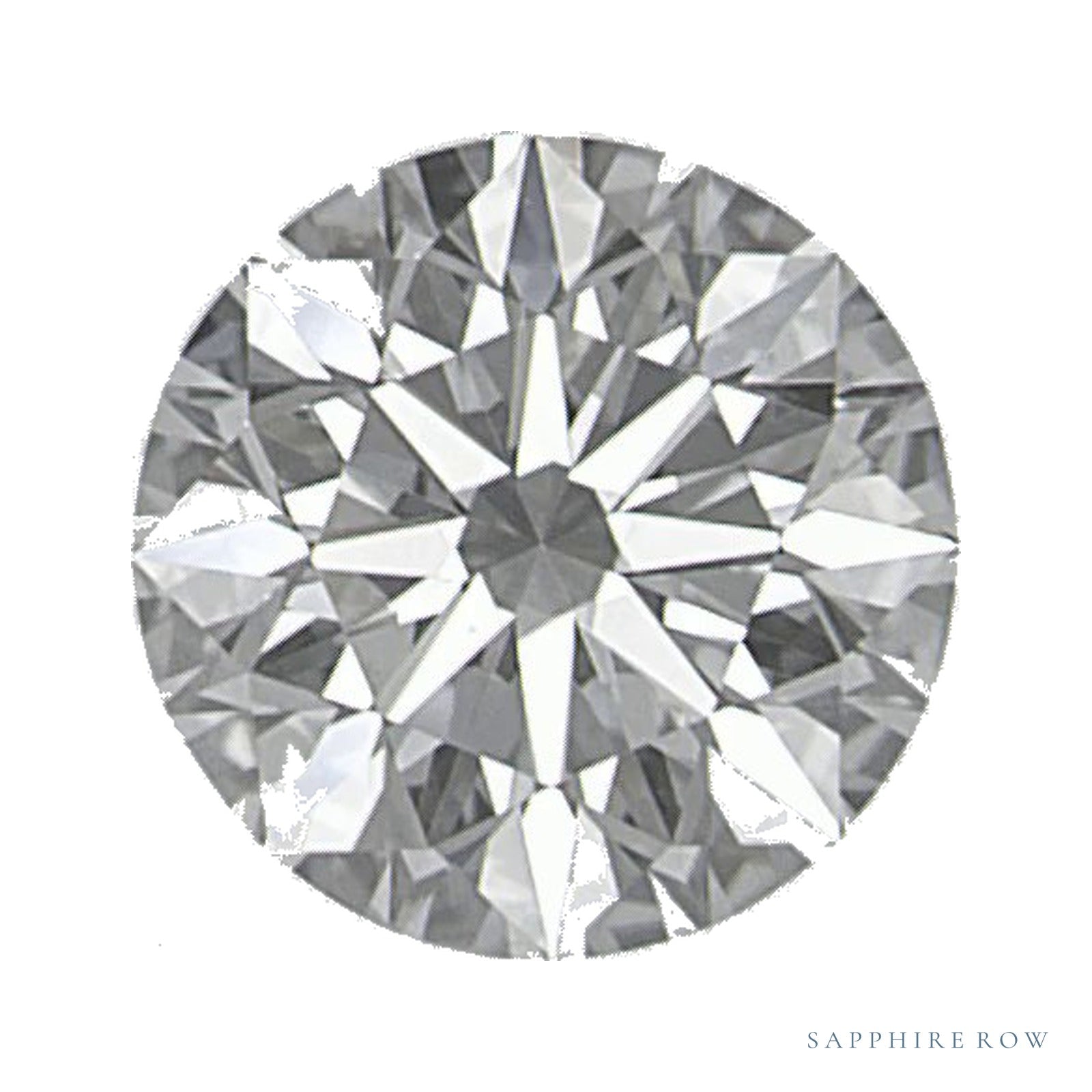 0.60 ct natural diamond, round cut | Sapphire Row · cut4