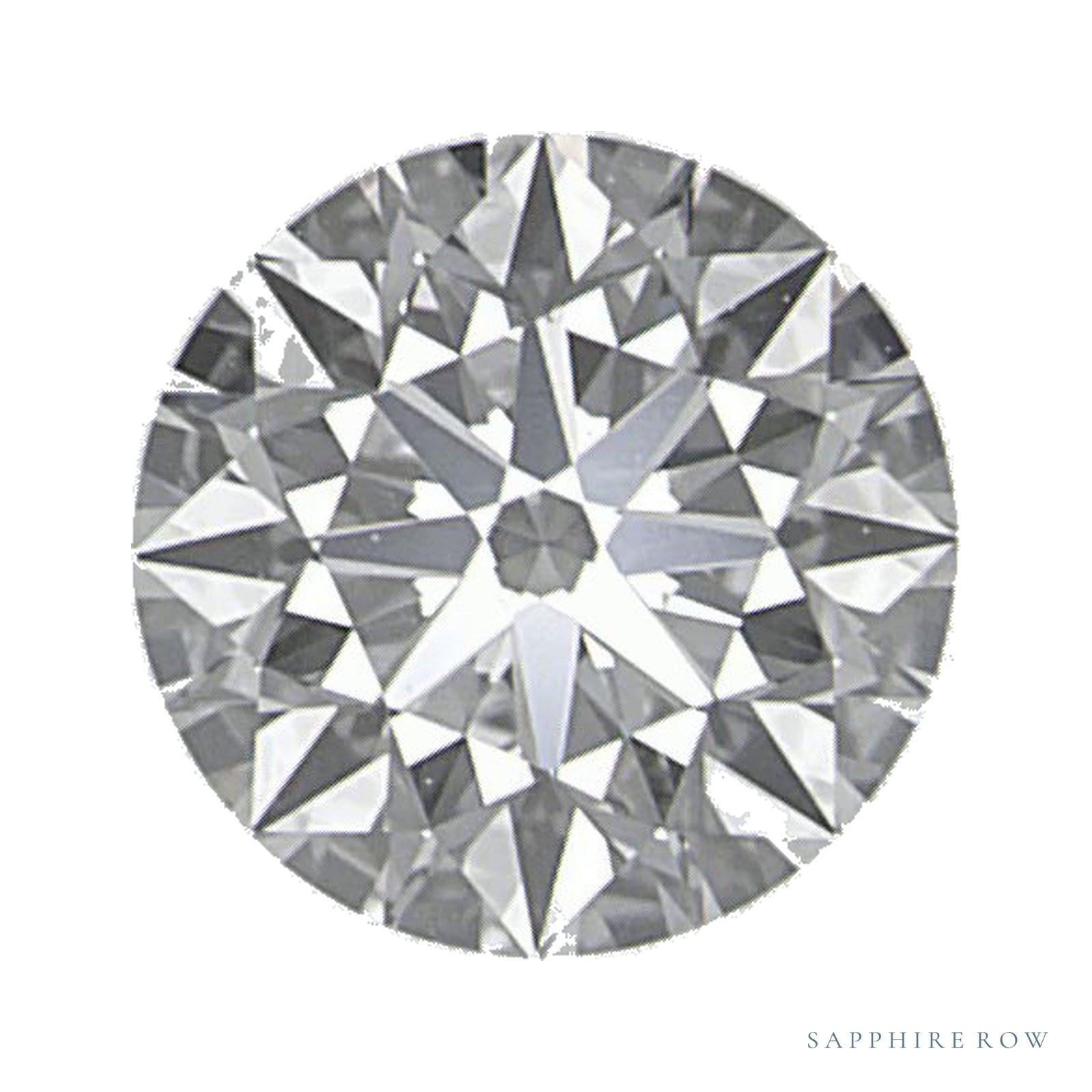 0.60 ct natural diamond, round cut | Sapphire Row · cut4