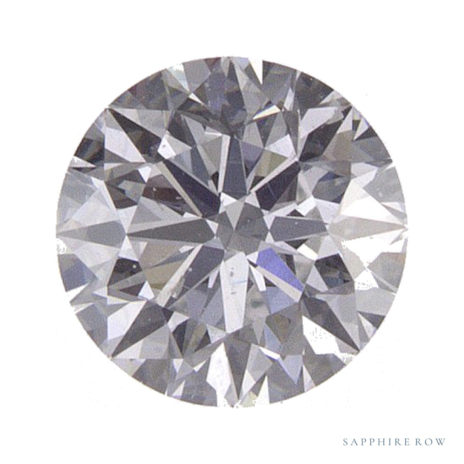 0.60 ct natural diamond, round cut | Sapphire Row · cut4