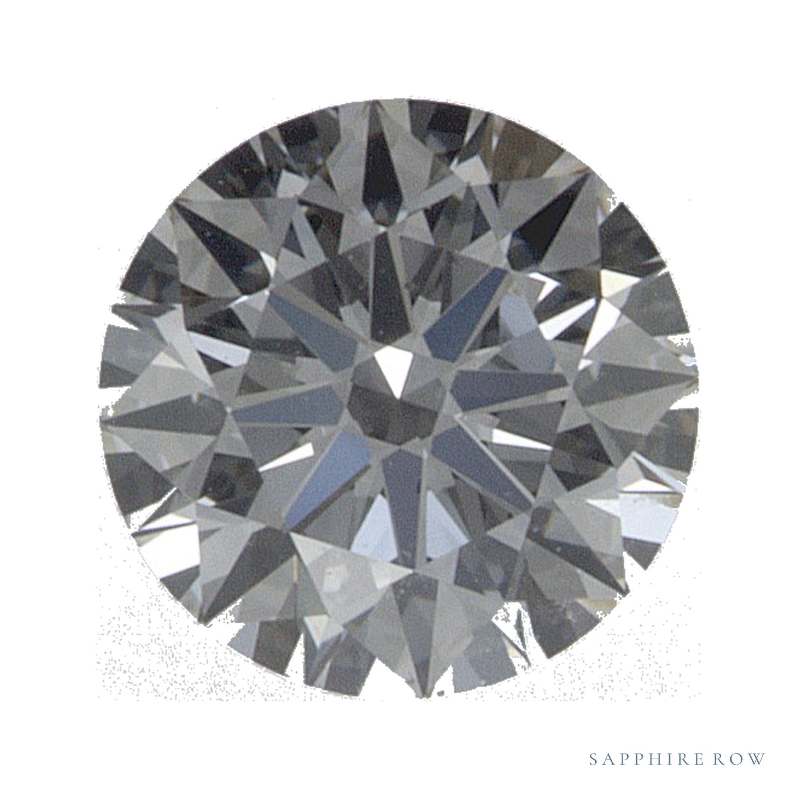 0.60 ct natural diamond, round cut | Sapphire Row · cut4