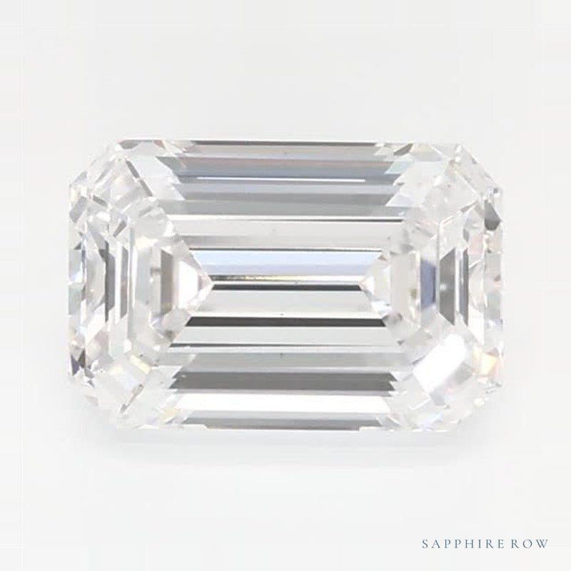 0.60 ct lab-grown diamond, emerald cut | Sapphire Row · cut6