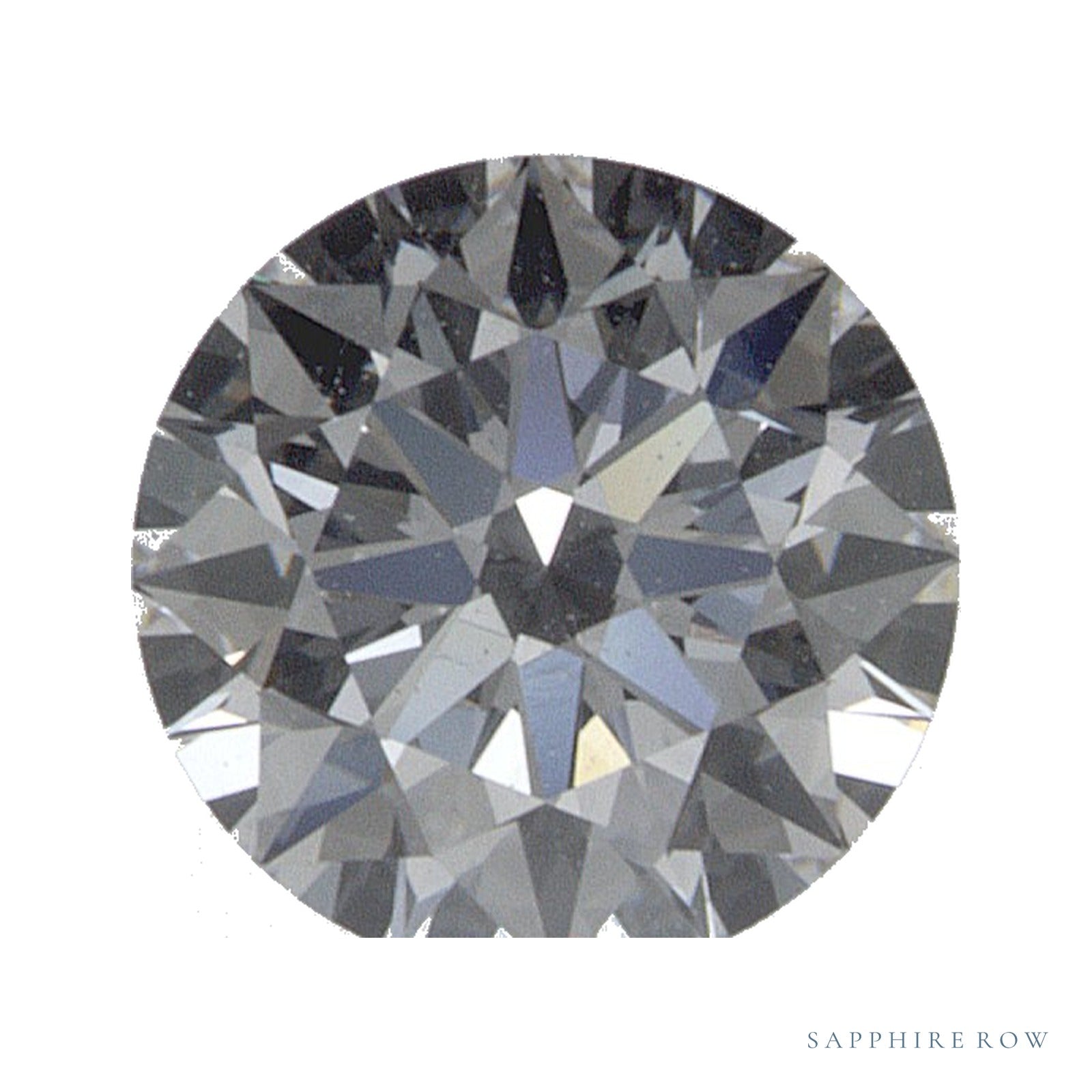 0.59 ct Round Natural Diamond – E VS2 — Sapphire Row · cut · cut3 · cut4