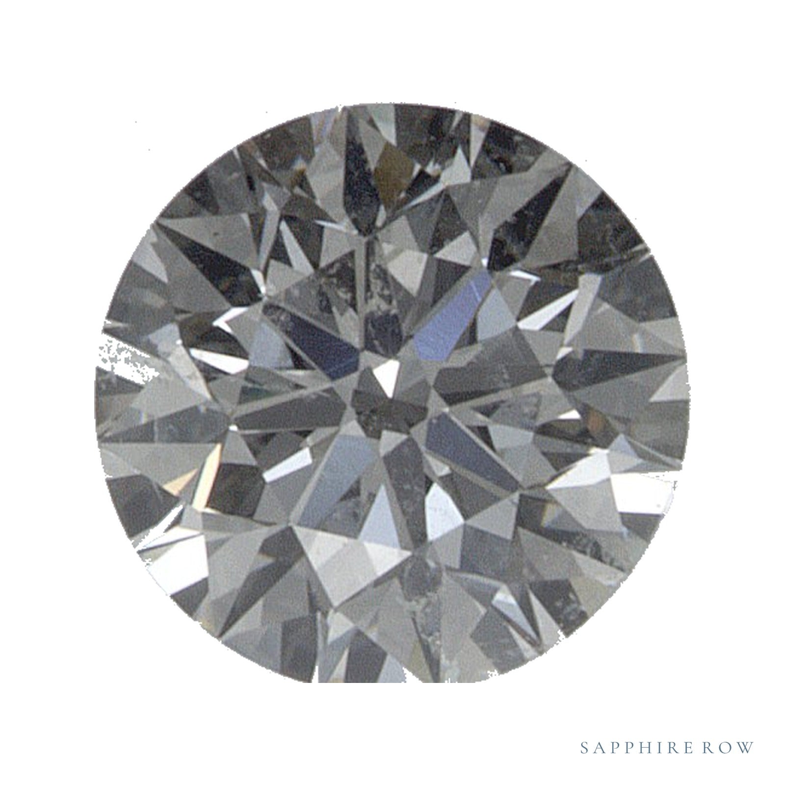 0.59 ct Round Natural Diamond – I SI2 — Sapphire Row · cut · cut3 · cut4
