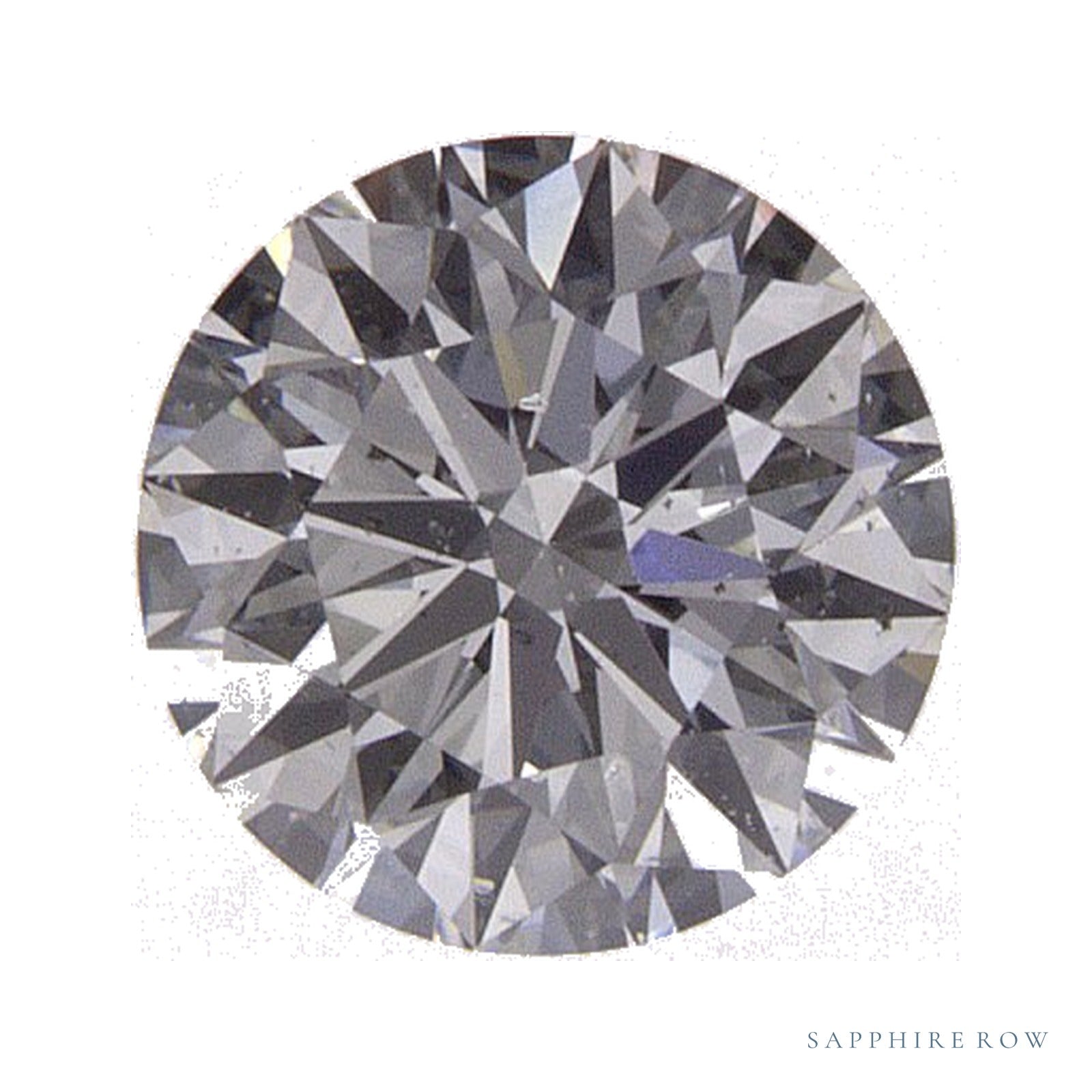0.59 ct Round Natural Diamond – H SI2 — Sapphire Row · cut · cut3 · cut4
