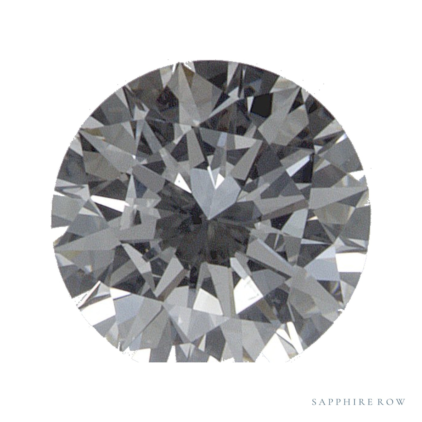 0.59 ct Round Natural Diamond – G SI1 — Sapphire Row · cut · cut3 · cut4