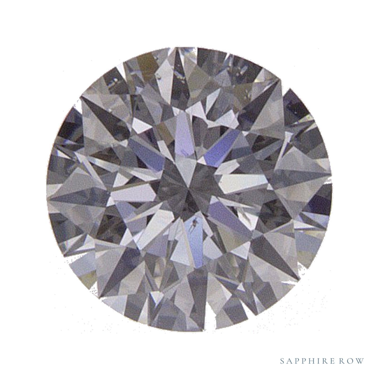 0.59 ct Round Natural Diamond – G SI1 — Sapphire Row · cut · cut3 · cut4