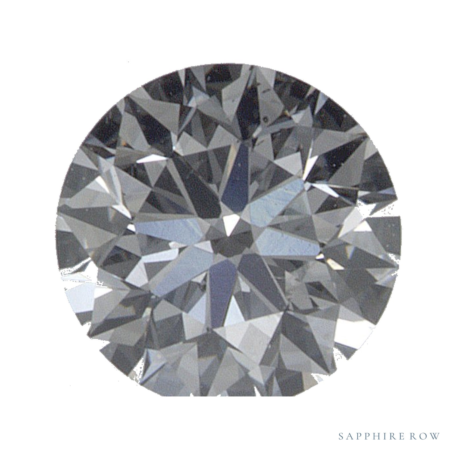 0.59 ct Round Natural Diamond – F SI1 — Sapphire Row · cut · cut3 · cut4