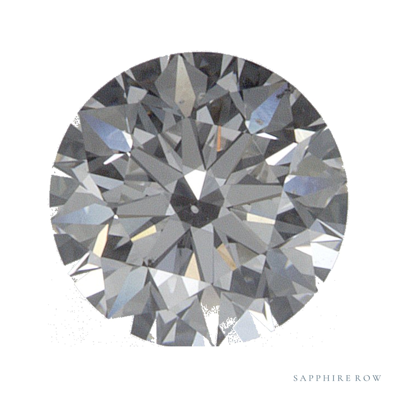 0.59 ct Round Natural Diamond – G SI1 — Sapphire Row · cut · cut3 · cut4
