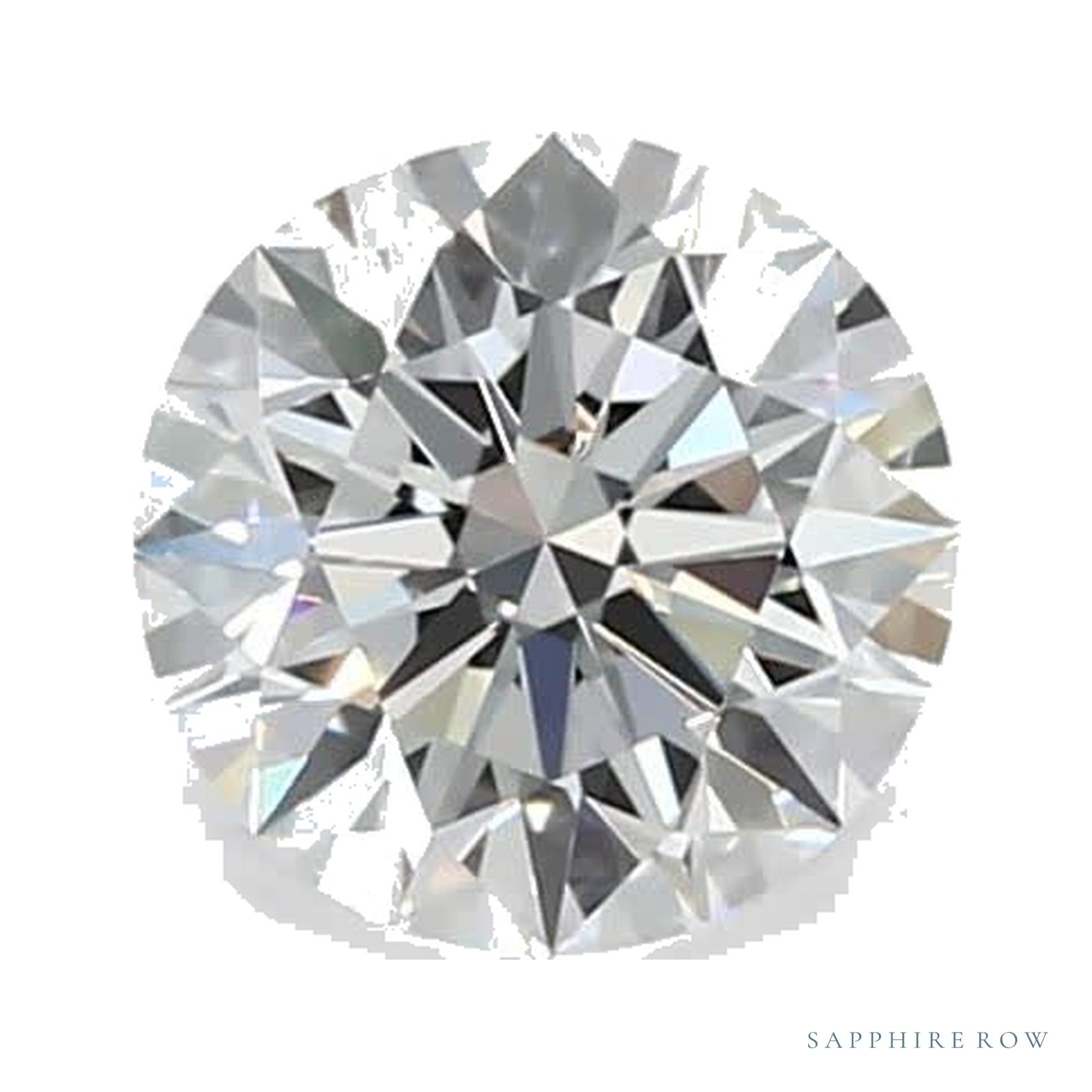 0.59 ct lab-grown diamond, round cut | Sapphire Row · cut4