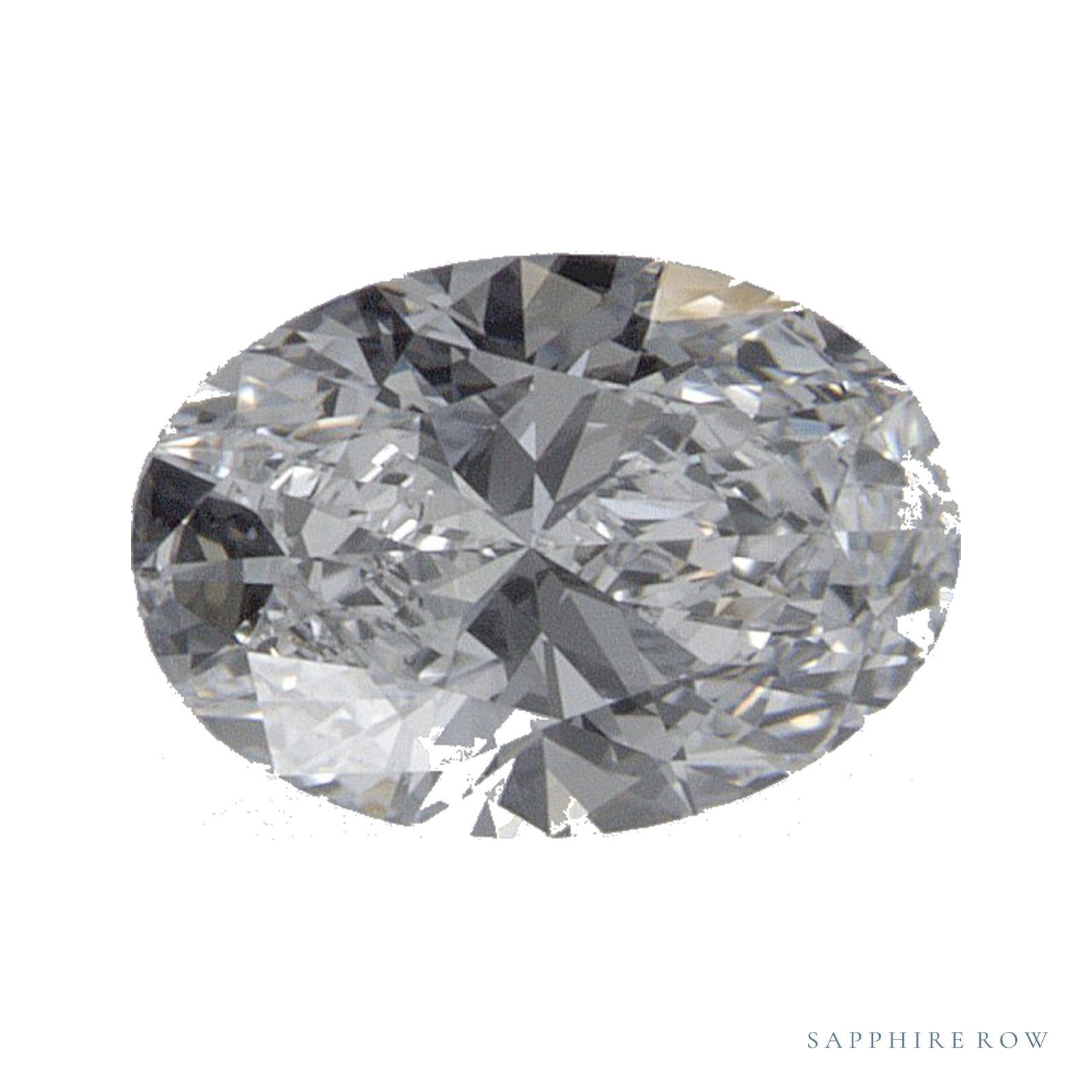 0.59 ct Oval Lab-Grown Diamond – D VVS2 — Sapphire Row · cut · cut3 · cut4