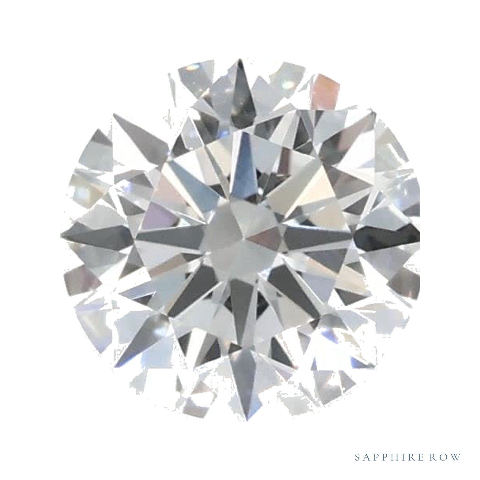 0.59 ct lab-grown diamond, round cut | Sapphire Row · cut4
