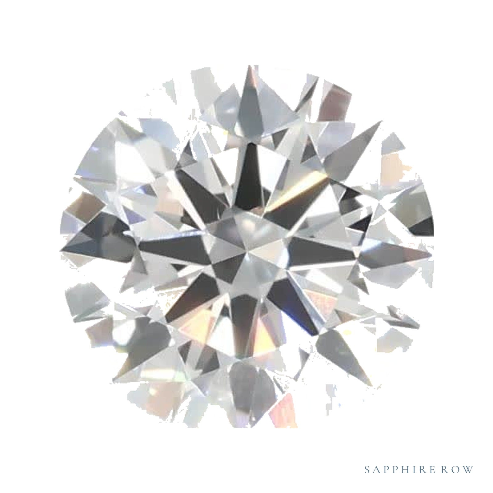 0.59 ct Round Lab-Grown Diamond – D VS1 — Sapphire Row · cut3 · cut4