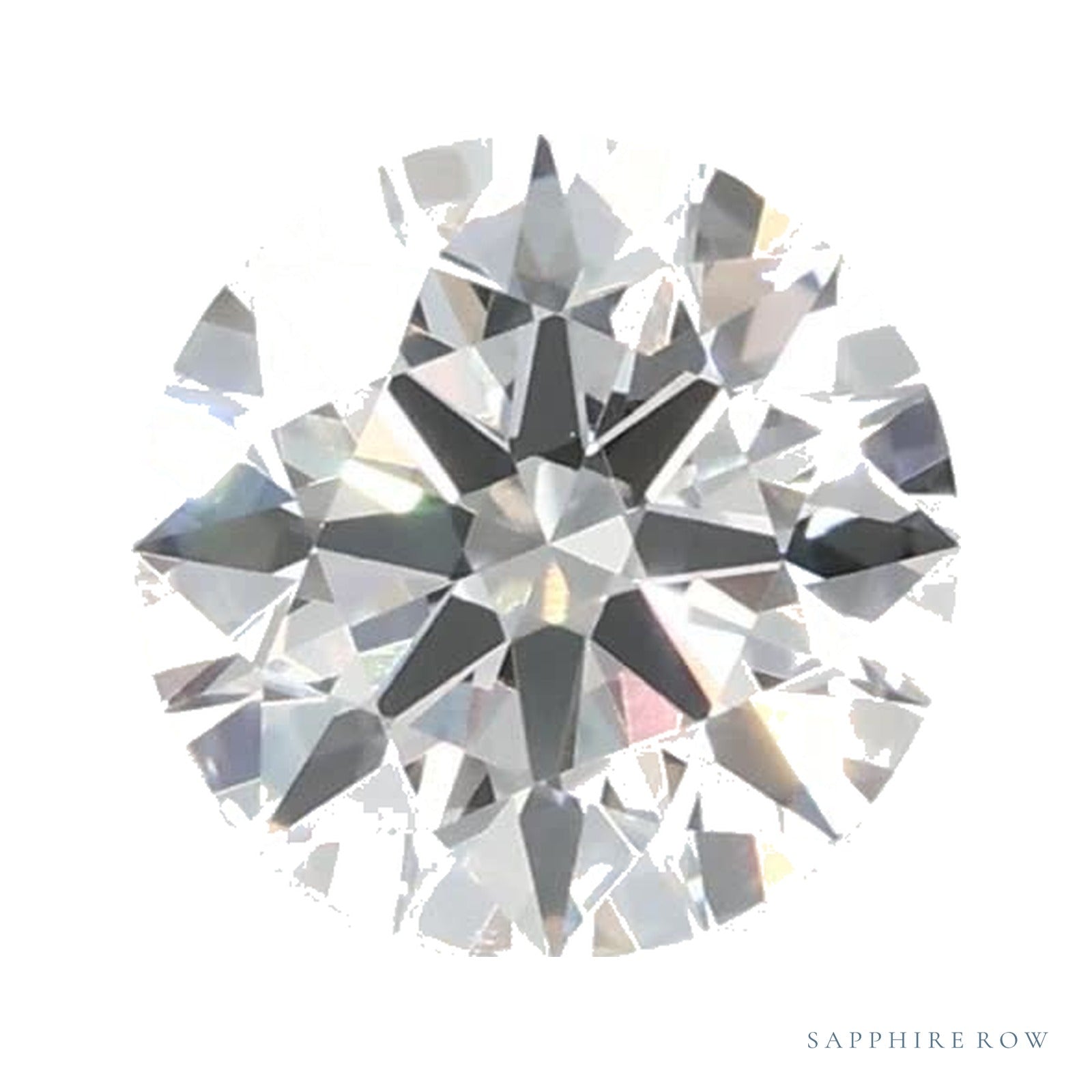 0.59 ct Round Lab-Grown Diamond – D VS1 — Sapphire Row · cut · cut3 · cut4