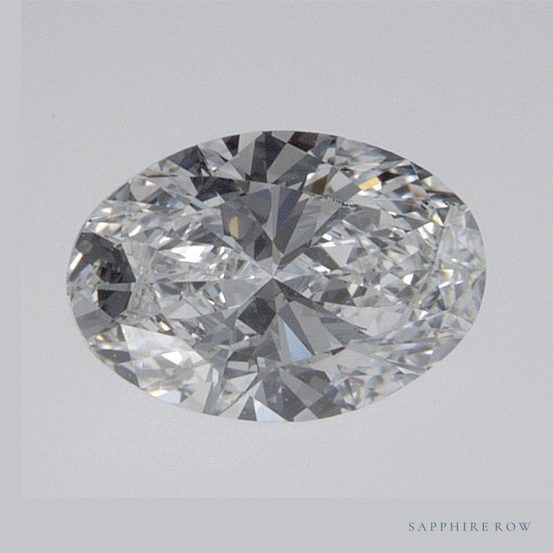 0.59 ct lab-grown diamond, oval cut | Sapphire Row · cut6