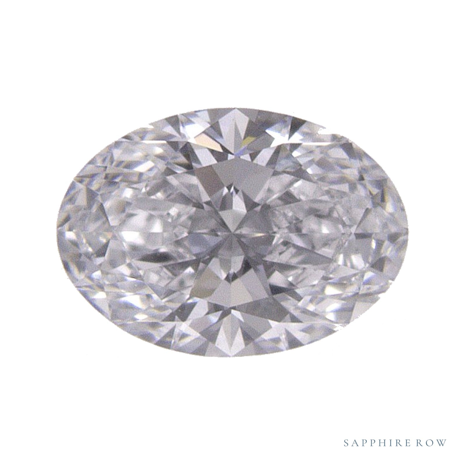 0.59 ct lab-grown diamond, oval cut | Sapphire Row · cut4