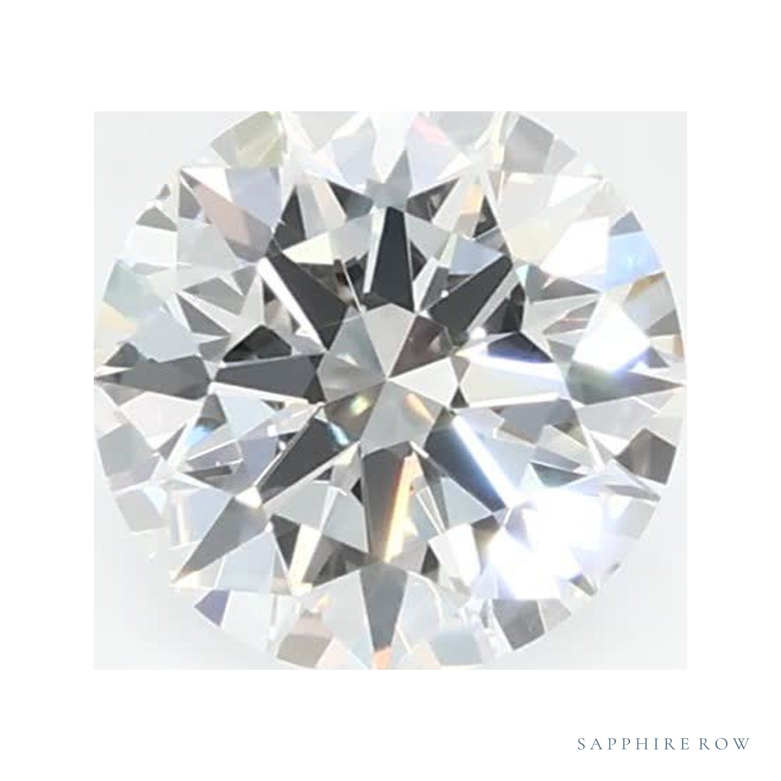 0.59 ct Round Lab-Grown Diamond – E VVS2 — Sapphire Row · cut · cut3 · cut4
