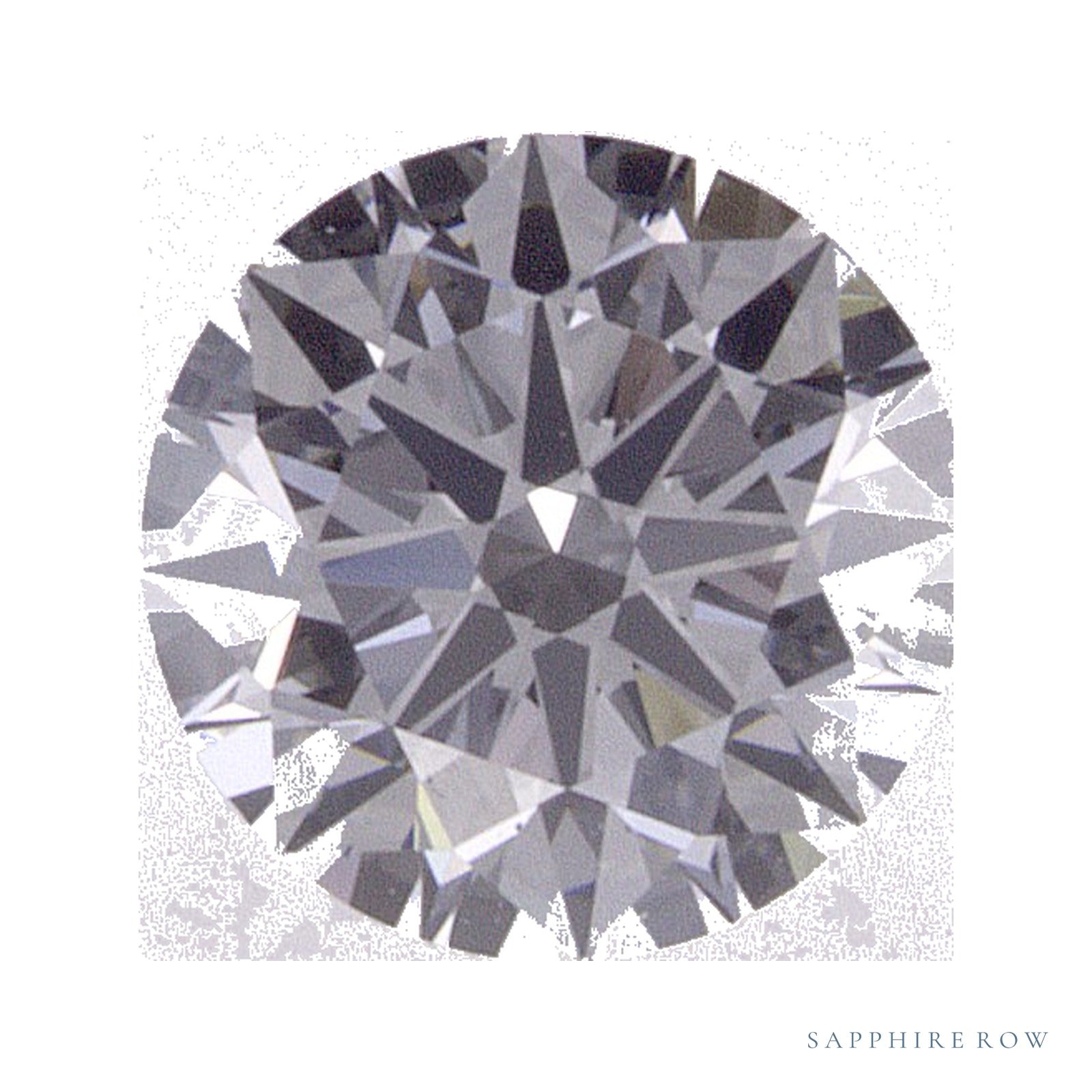 0.59 ct lab-grown diamond, round cut | Sapphire Row · cut4