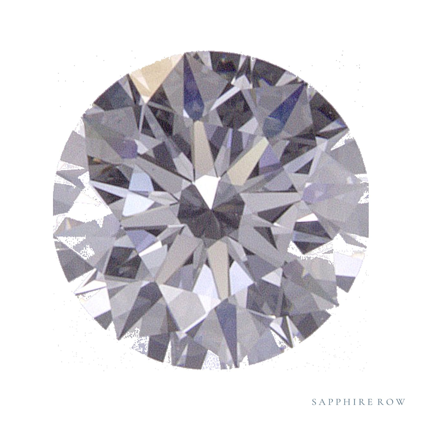 0.59 ct Round Lab-Grown Diamond – D VS1 — Sapphire Row · cut · cut3 · cut4