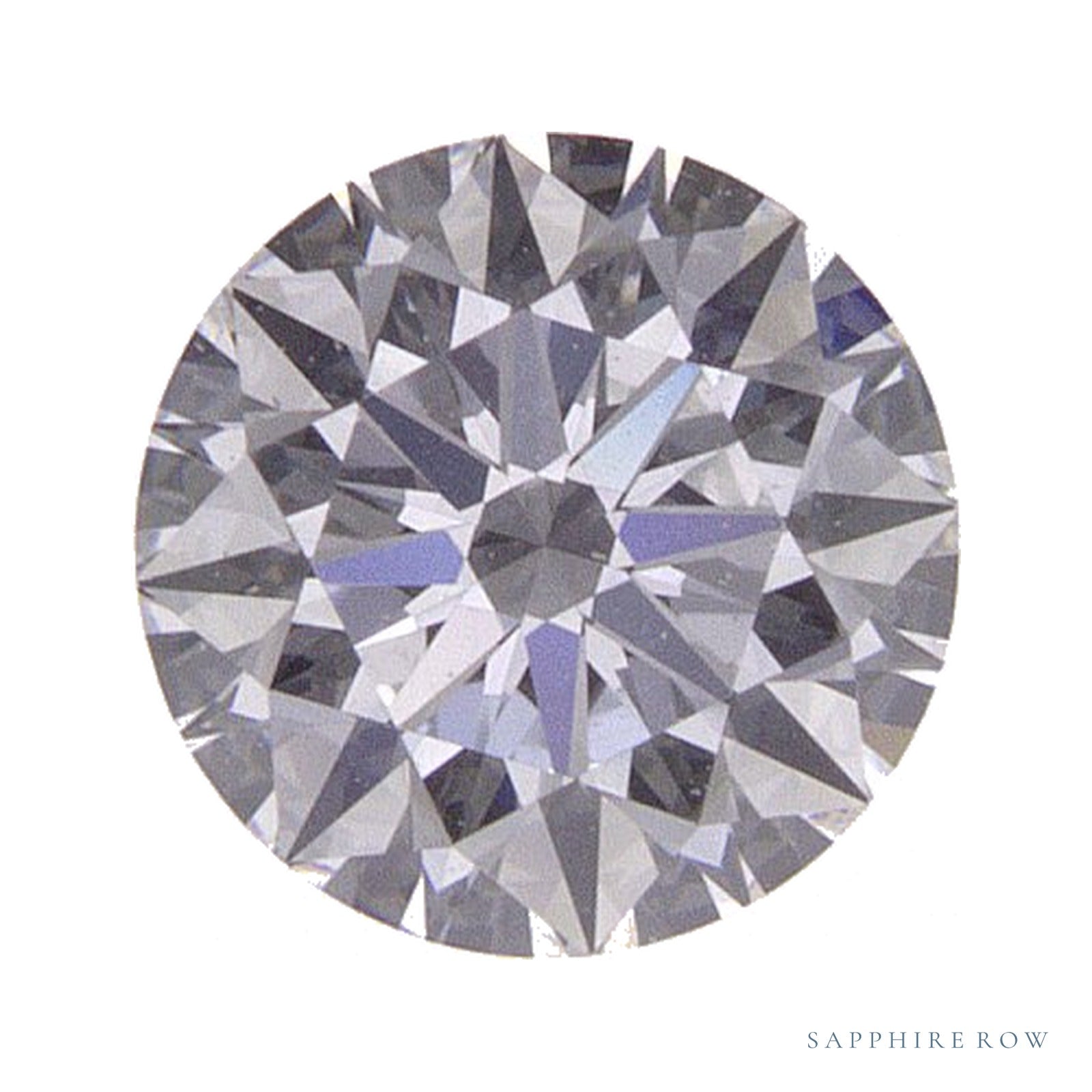 0.59 ct Round Lab-Grown Diamond – D VS1 — Sapphire Row · cut · cut3 · cut4