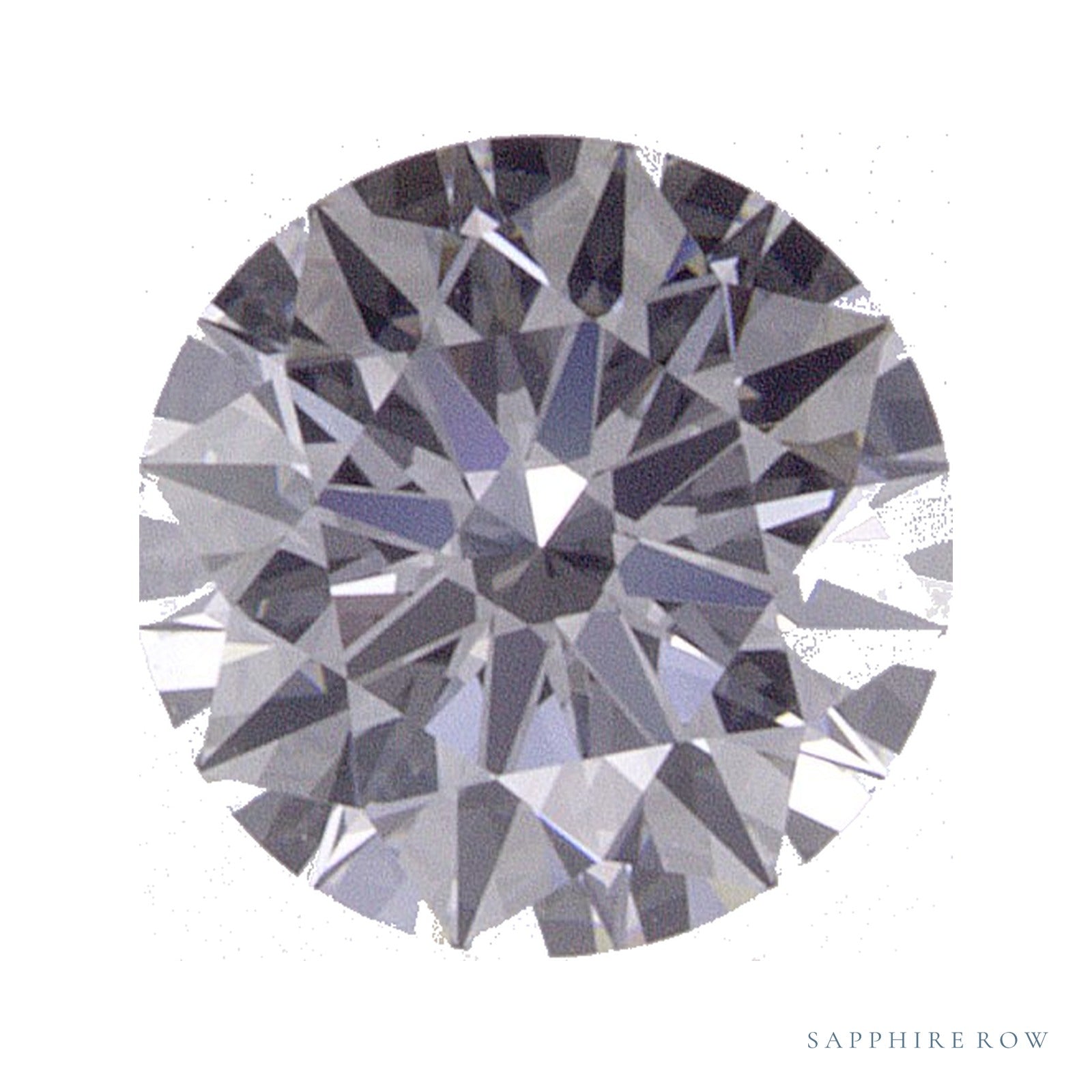 0.59 ct Round Lab-Grown Diamond – D VS1 — Sapphire Row · cut · cut3 · cut4