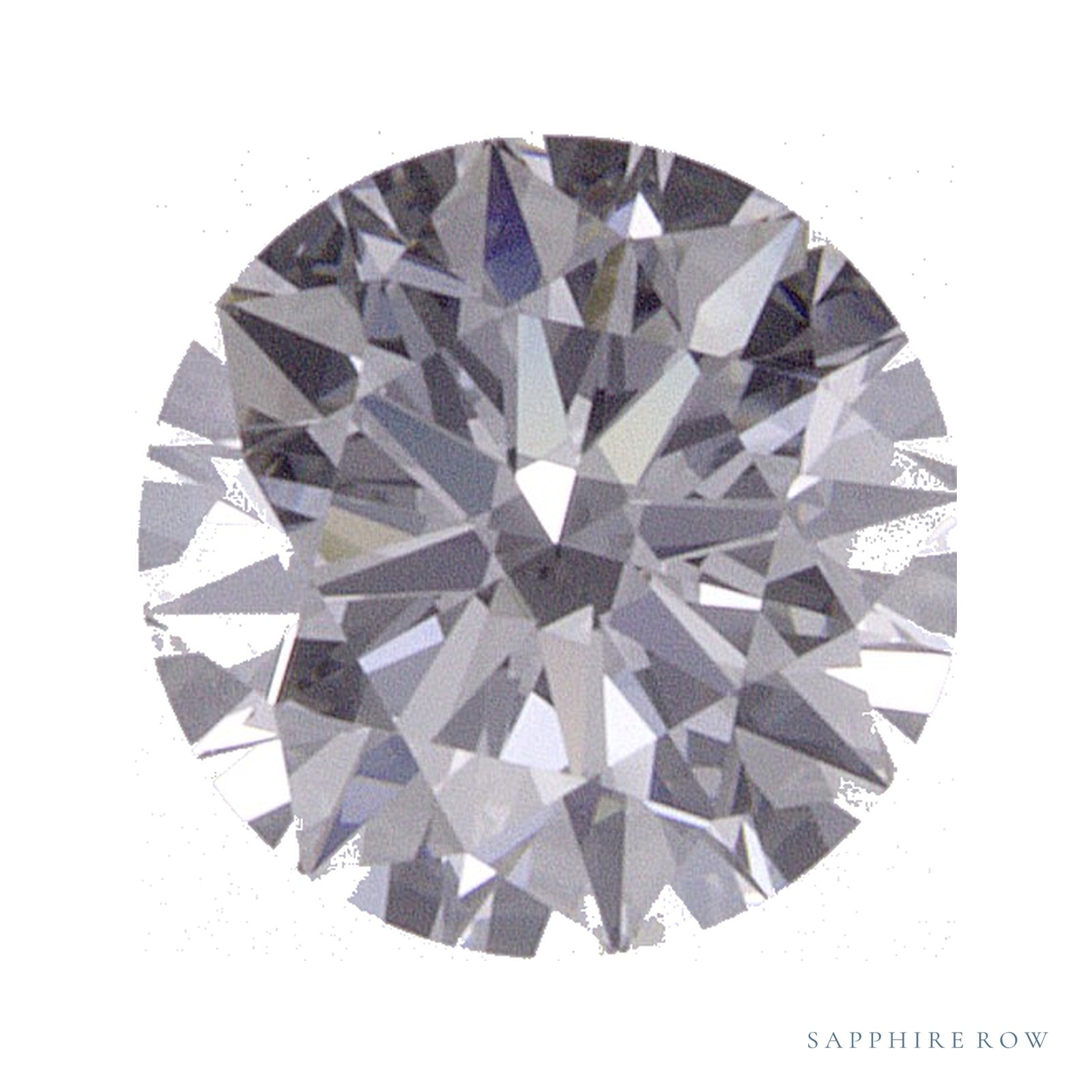 0.59 ct lab-grown diamond, round cut | Sapphire Row · cut4