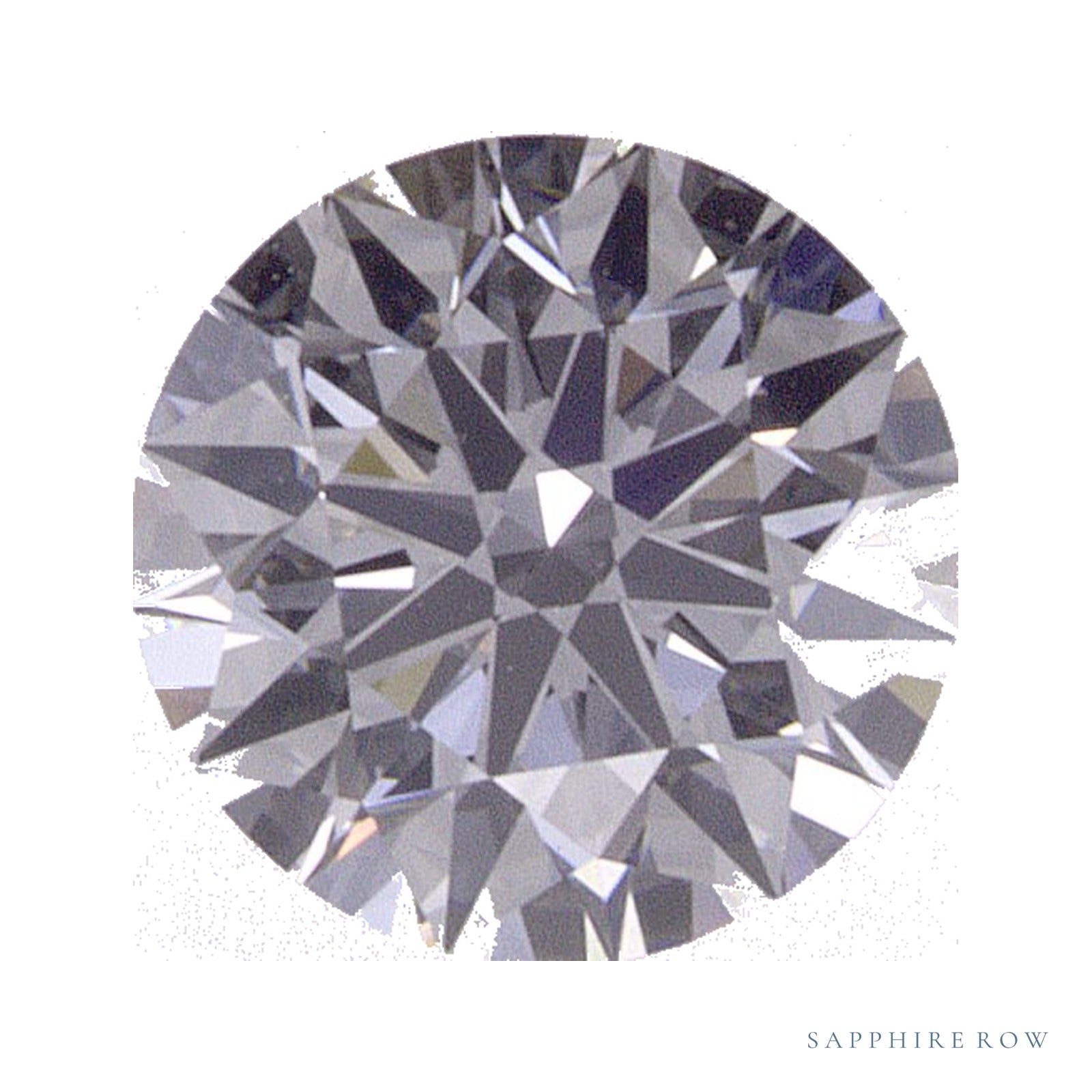 0.59 ct Round Lab-Grown Diamond – D VS1 — Sapphire Row · cut · cut3 · cut4