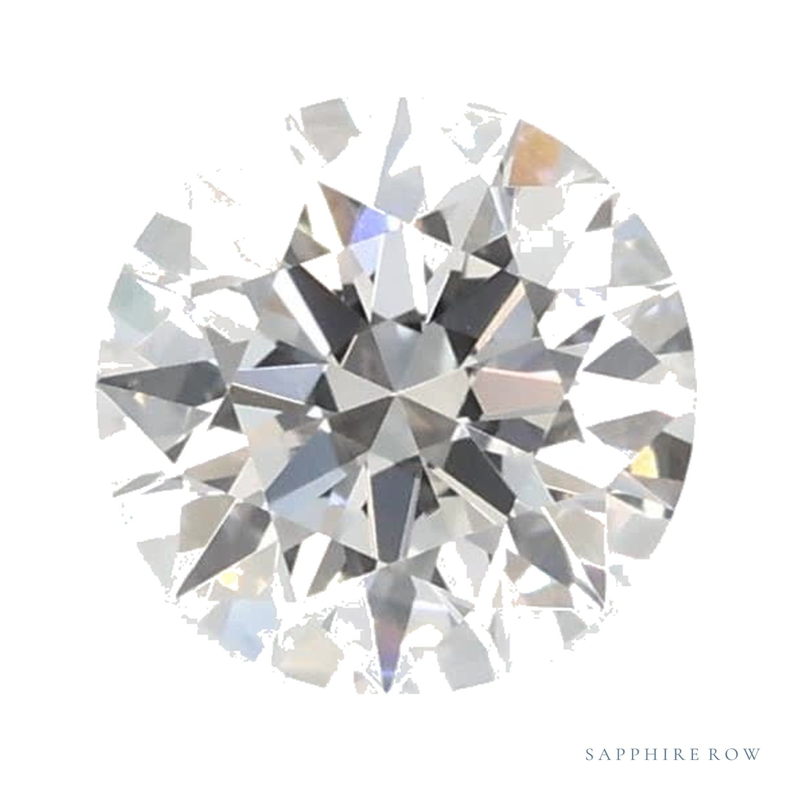 0.59 ct Round Lab-Grown Diamond – E VS1 — Sapphire Row · cut · cut3 · cut4